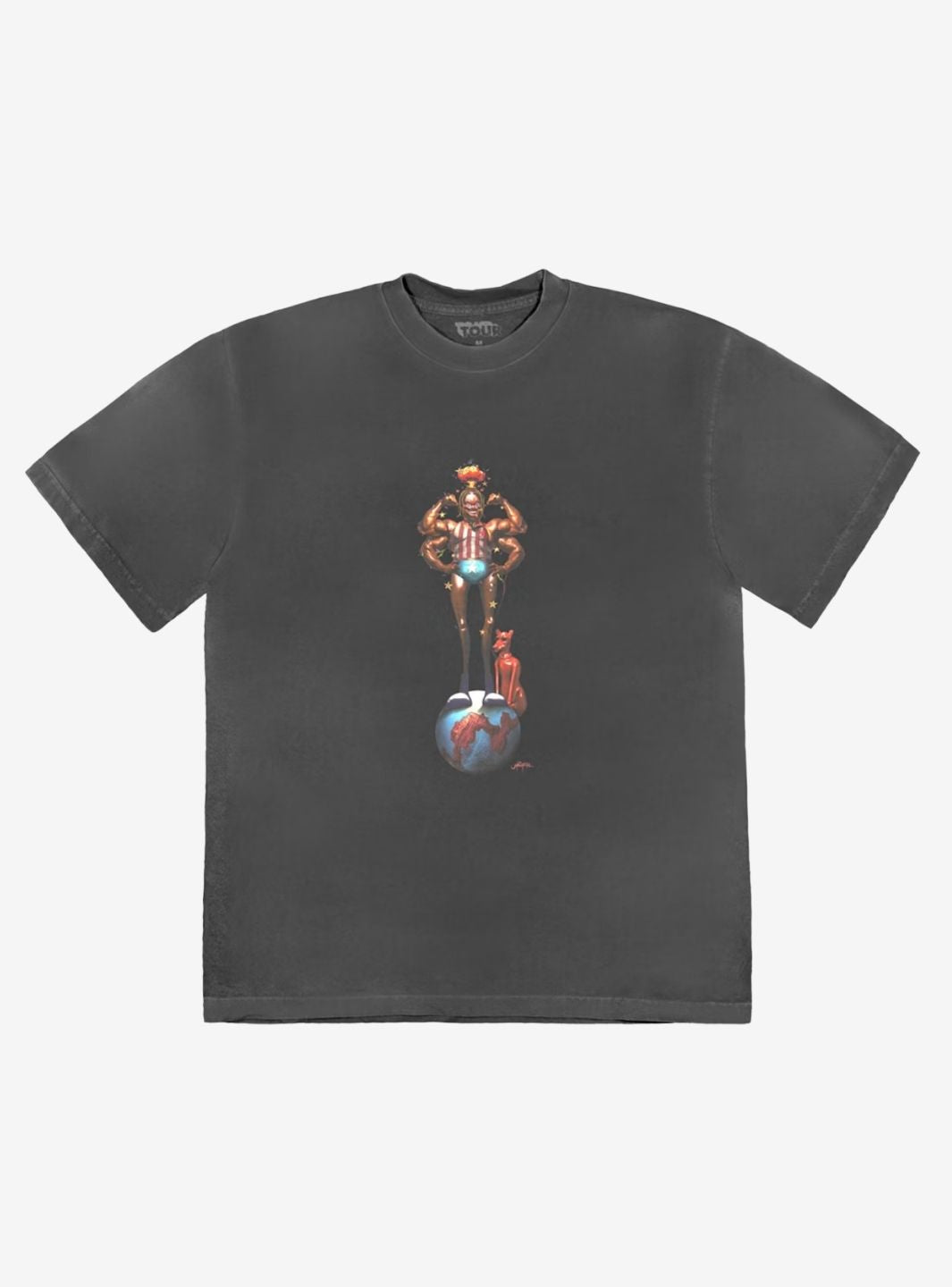 Travis Scott Utopia Is In Miami Circus Maximus T-Shirt Black