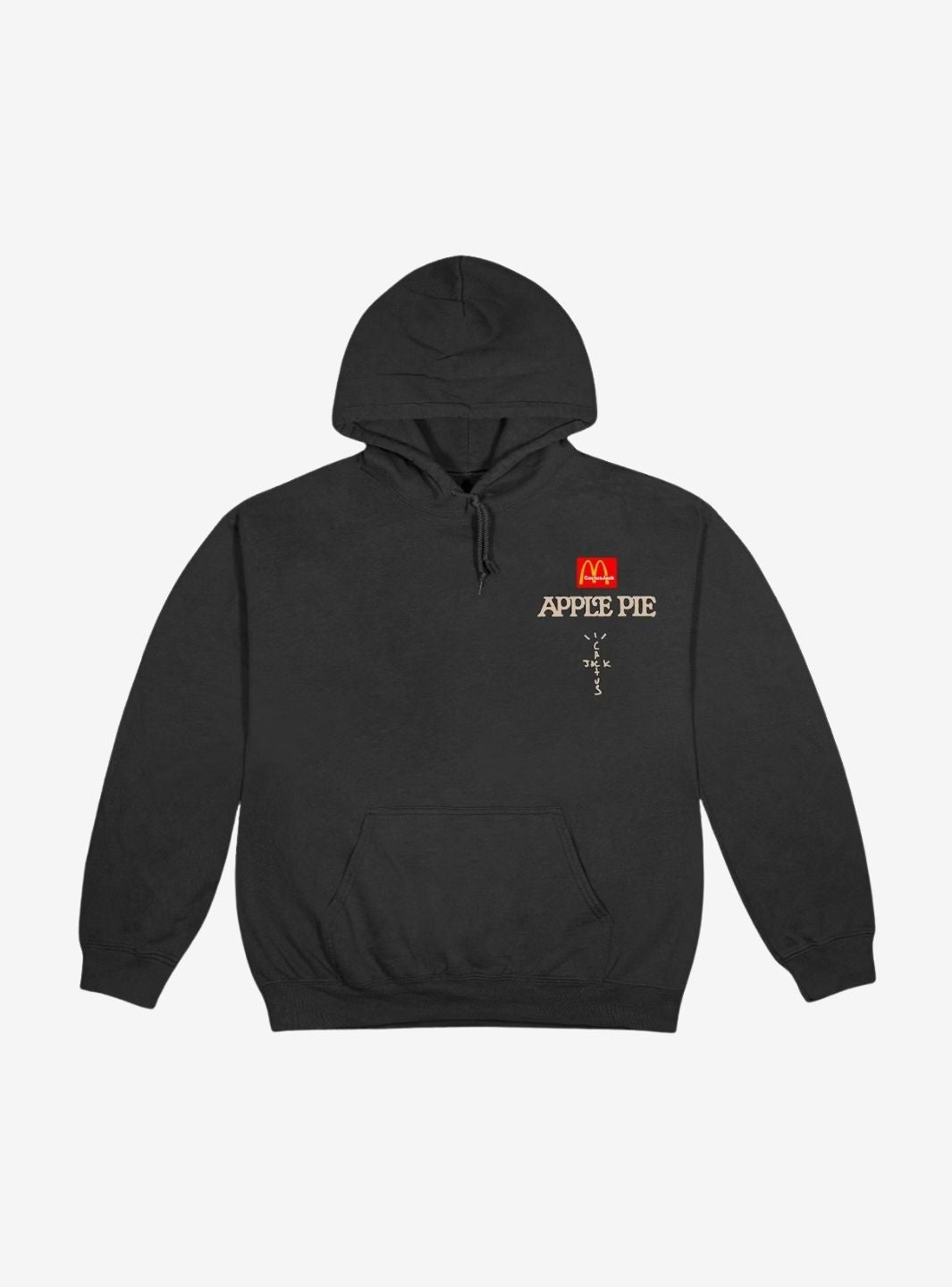Travis Scott x McDonald's Apple Pie Hoodie Washed Black