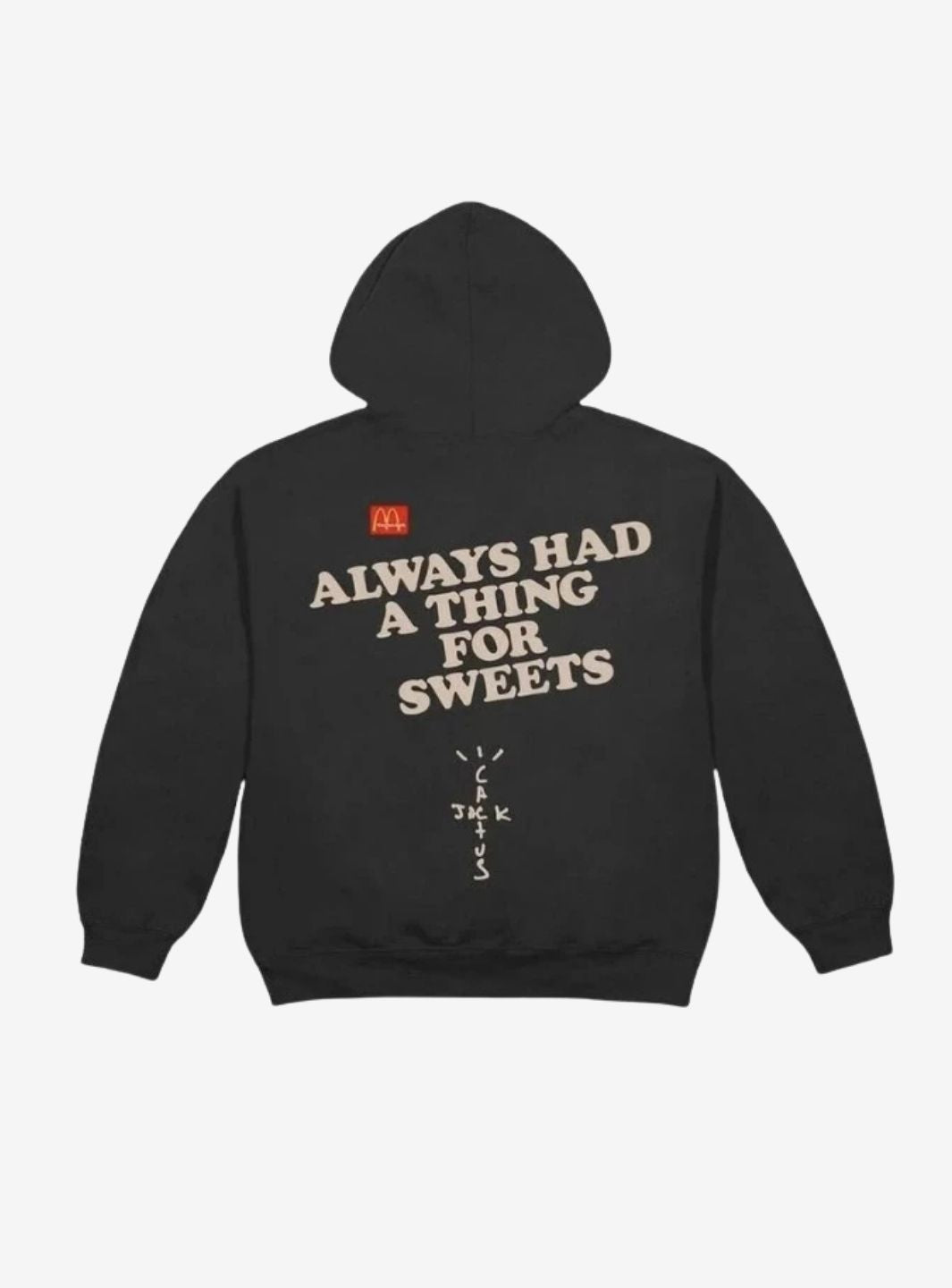 Travis Scott x McDonald's Apple Pie Hoodie Washed Black