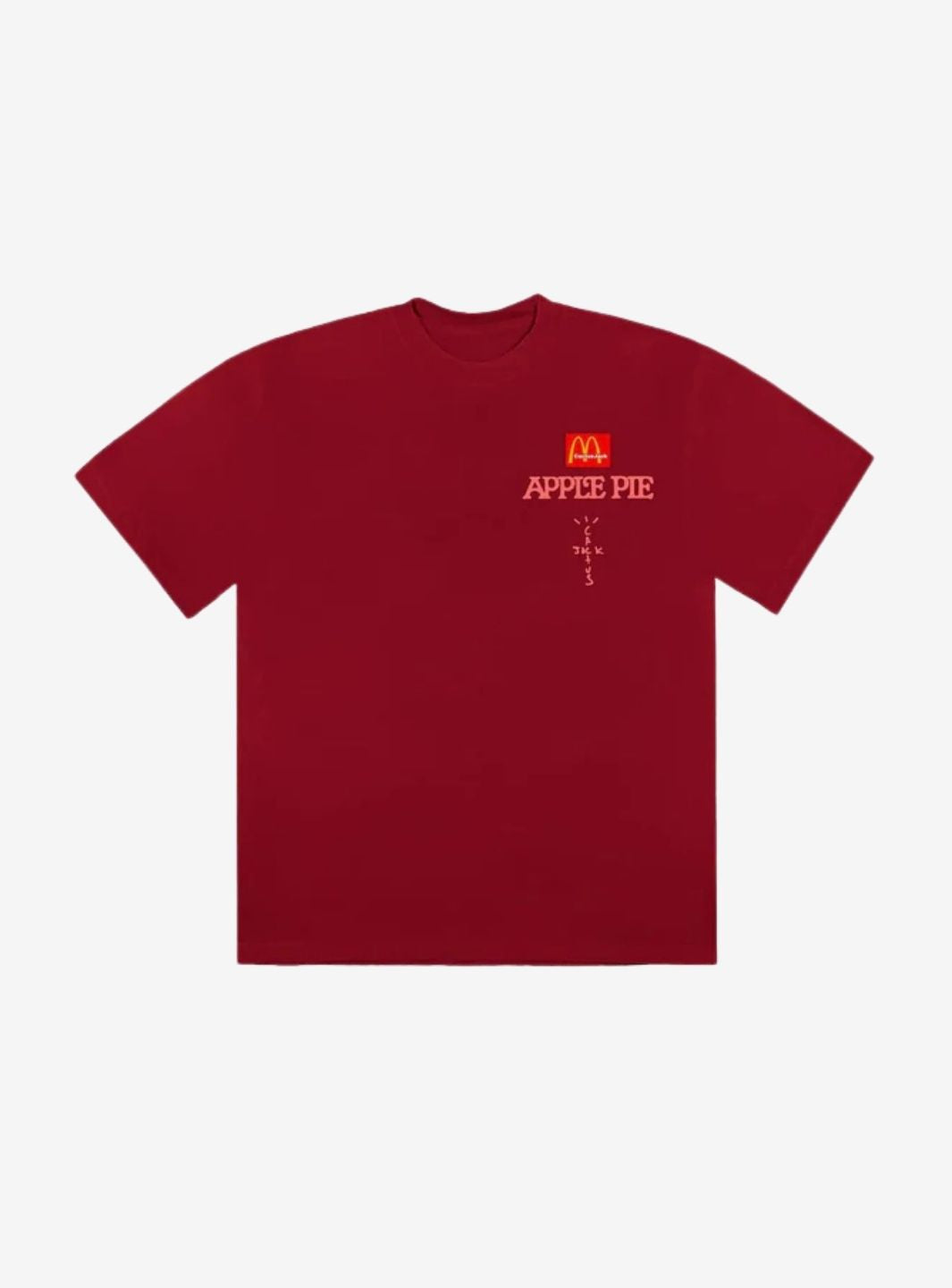 Travis Scott x McDonald's Apple Pie T-Shirt Red