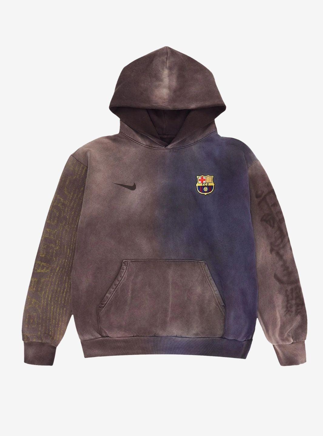 Travis Scott x Nike x FC Barcelona Split-Dye Crest Hoodie Multicolor