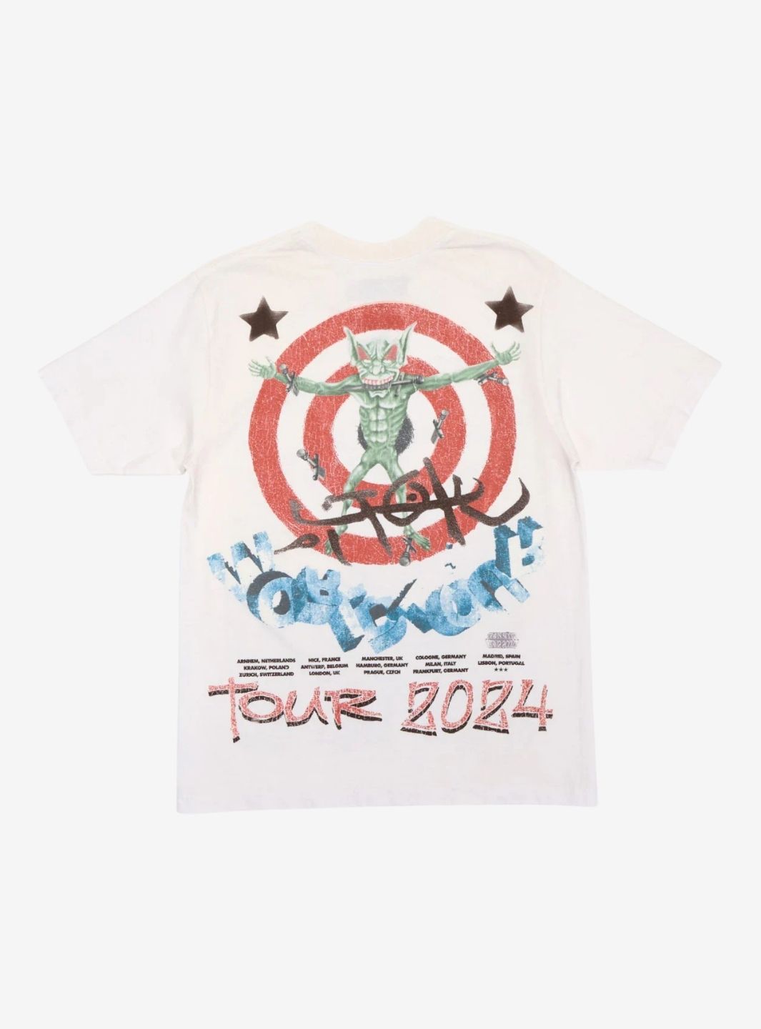 Travis Scott Utopia Circus Maximus 2023 Tour III T-Shirt White