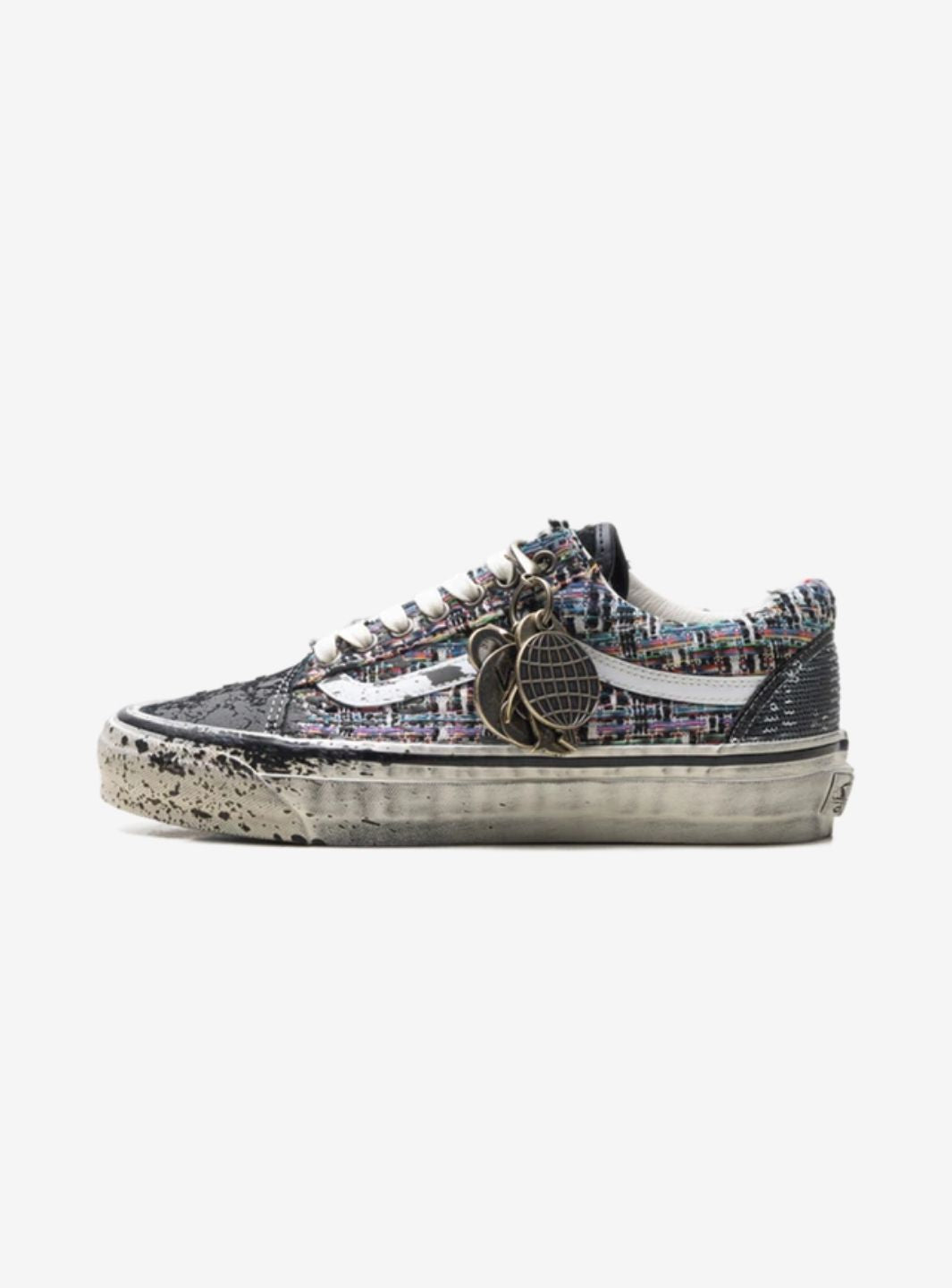 Vans Premium Old Skool Charms Black Grey